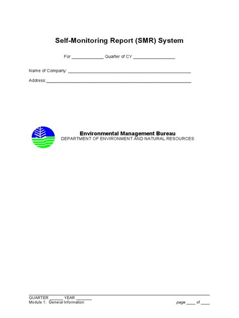 NOTE: Client can only use SMR (SELF MONITORING REPORT) system i.